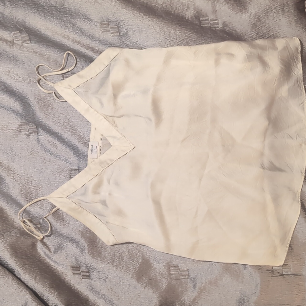 Aritzia Wilfred Cabrel Tank/Camisole in Cream size small
